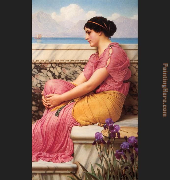 Absence Makes the Heart Grow Fonder painting - John William Godward Absence Makes the Heart Grow Fonder art painting